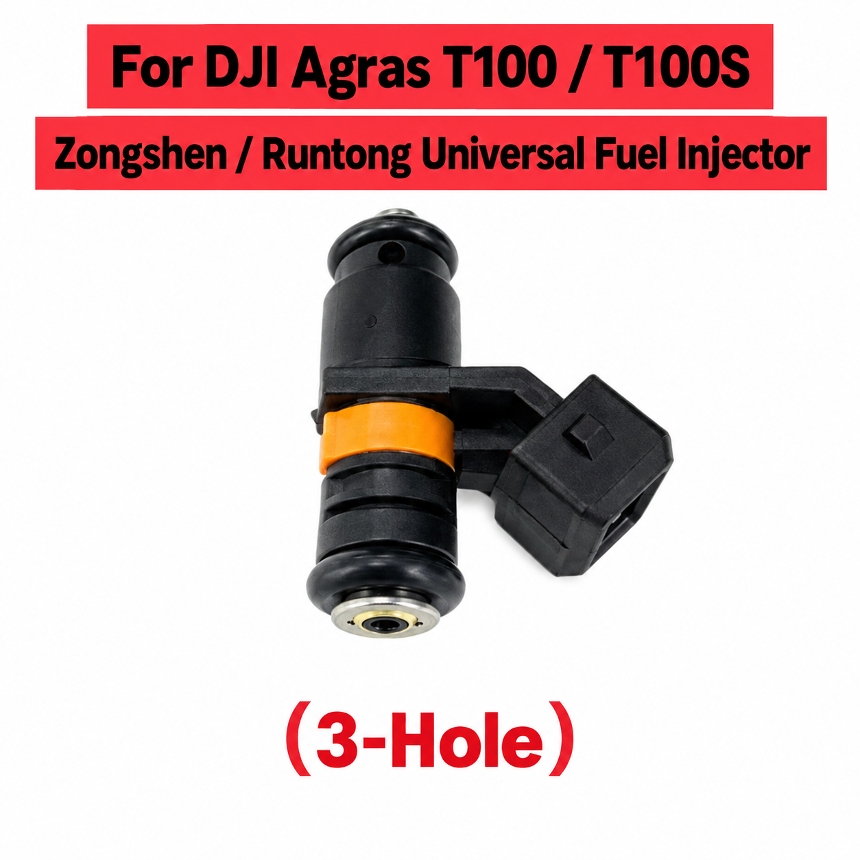 For DJI Agras T100/T100S Zongshen Runtong universal fuel injector (HNV-WH-0012)