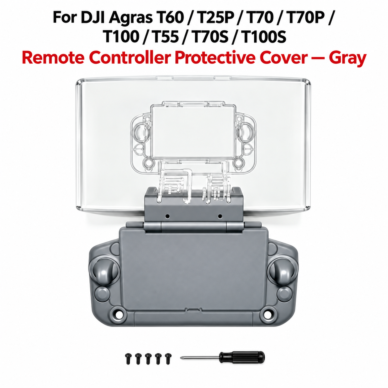 For DJI Agras New T60/T25P/T70/T70P/T100T55T70ST100S remote controller protective cover (grey) (HNV-WH-0079)