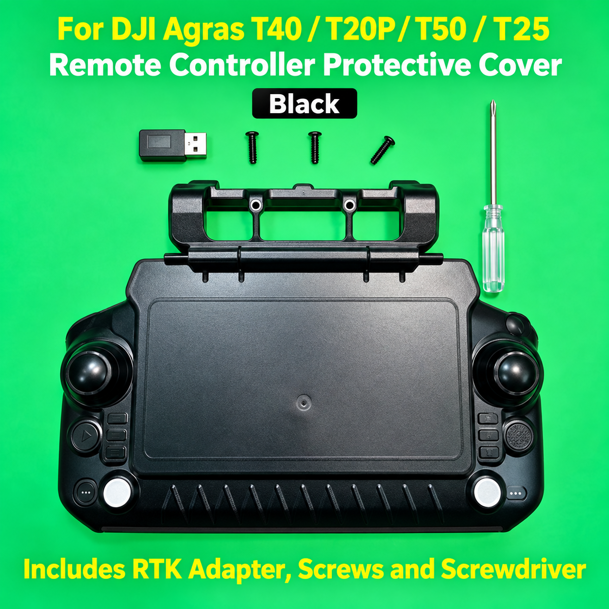 For DJI Agras New T40/T50 remote controller protective cover (black) (HNV-WH-0084)