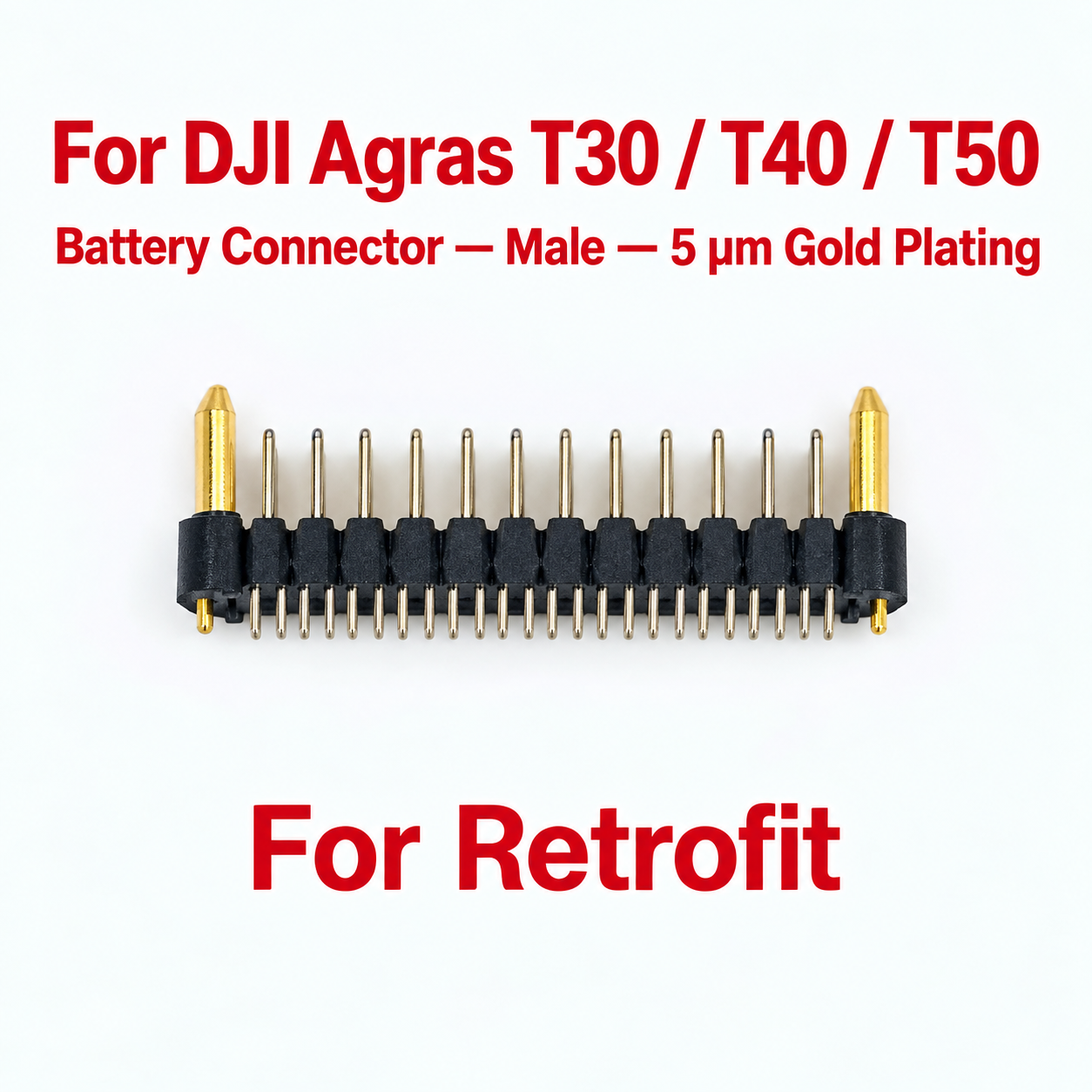 For DJI Agras T30 battery interface (male) (HNV-WH-0092)