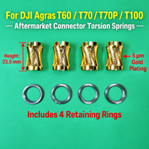For DJI Agras T60/T70/T70P/T100 aftermarket interface torsion spring (gold plating thickness 5 miles) (HNV-WH-0097)