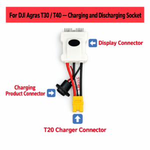 T30T40 charging and discharging socket (HNV-WH-0098)