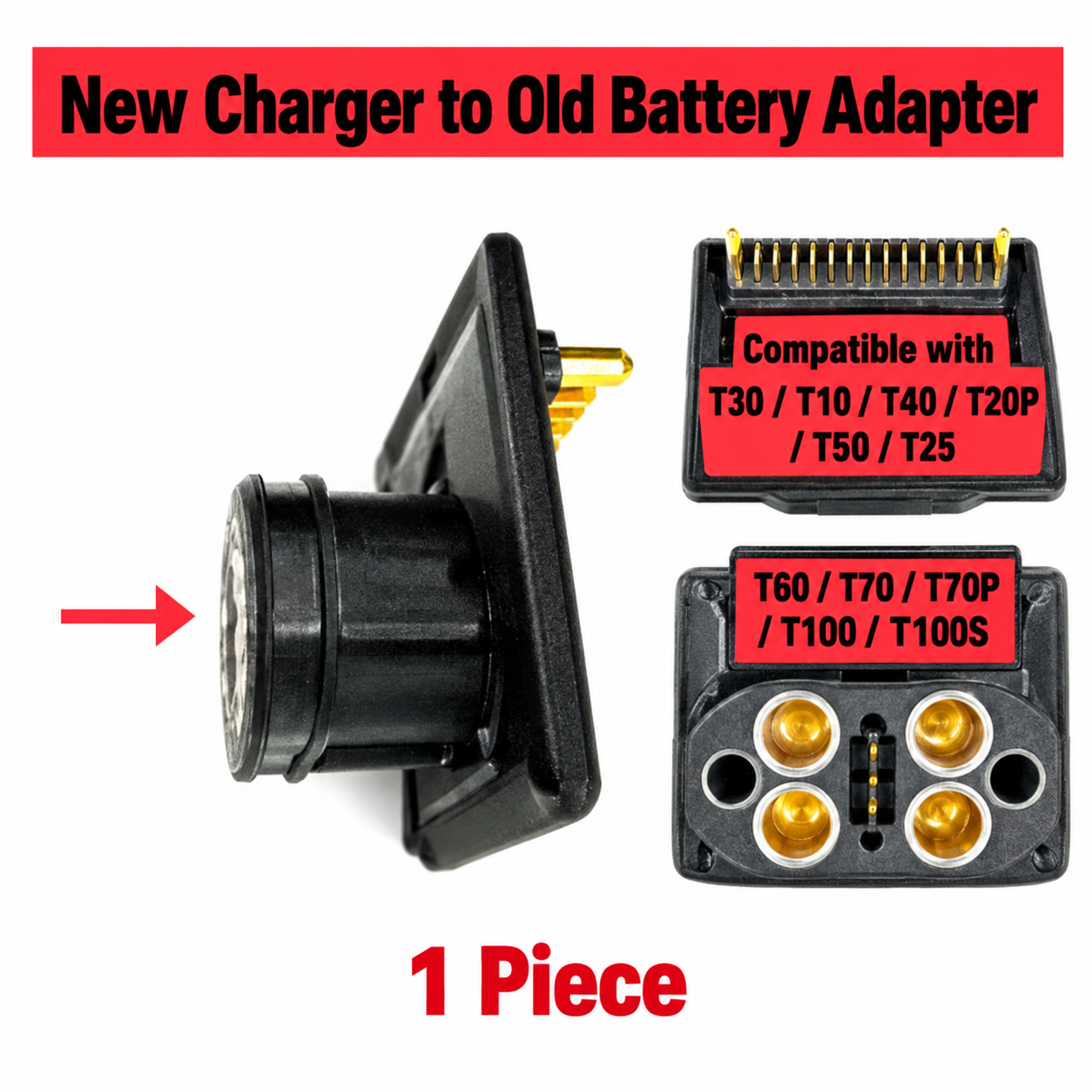 New charger to charge old battery adapter (HNV-WH-0102)