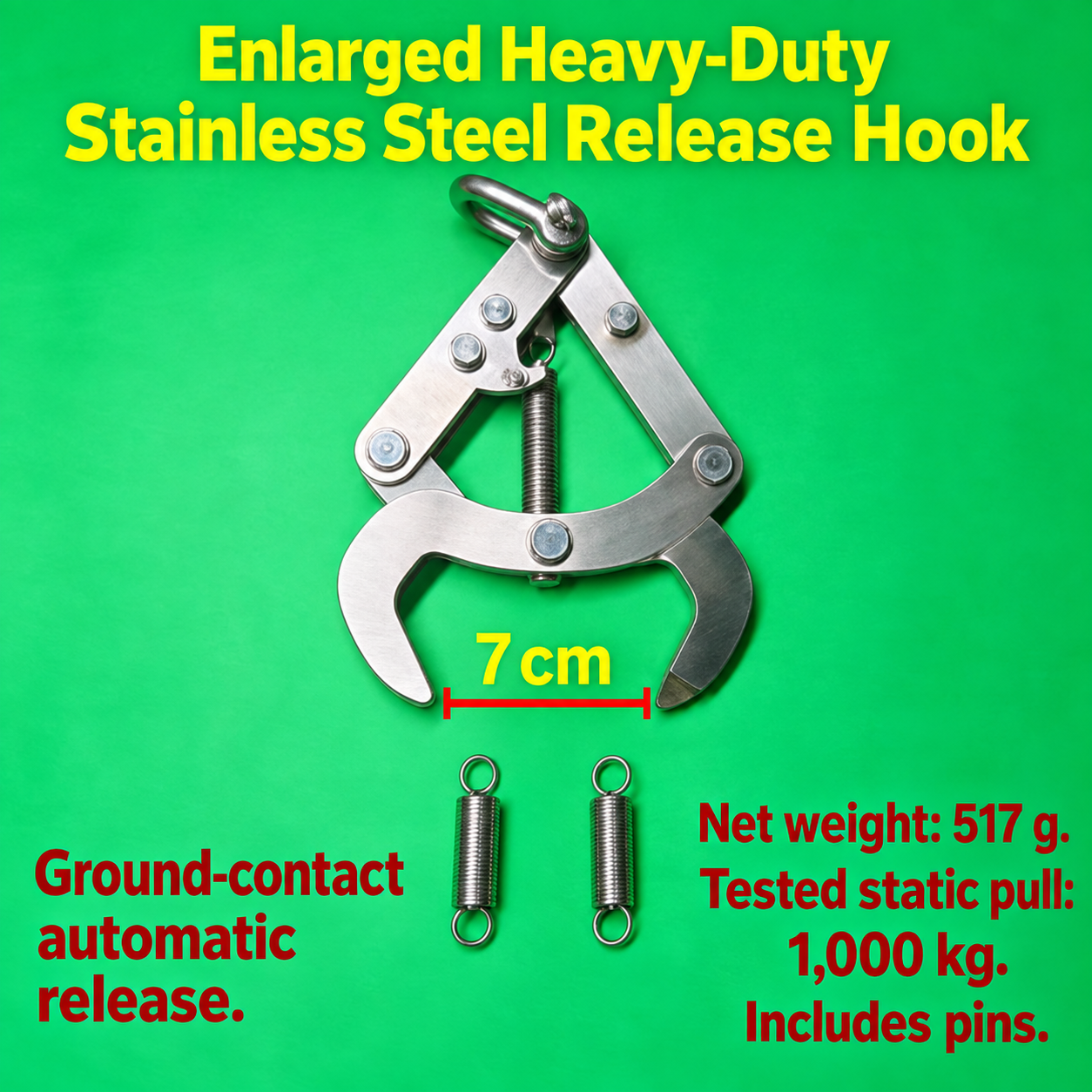 Enlarged and thickened high-load stainless steel decoupler (HNV-WH-0178)