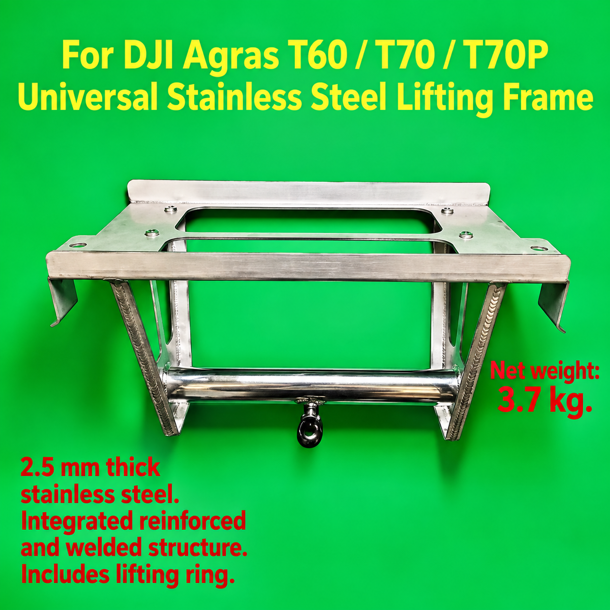 For DJI Agras T60/T70/T70P universal stainless steel lifting frame (HNV-WH-0184)