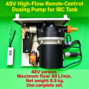 Special 48V large flow remote control dosing pump 48V for ton barrels (HNV-WH-0210)