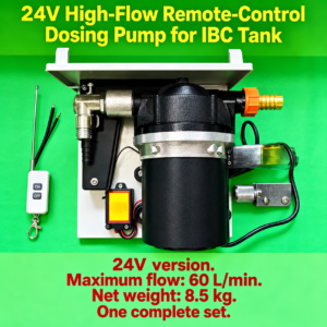 Special 48V large flow remote control dosing pump 24V for ton barrels (HNV-WH-0211)