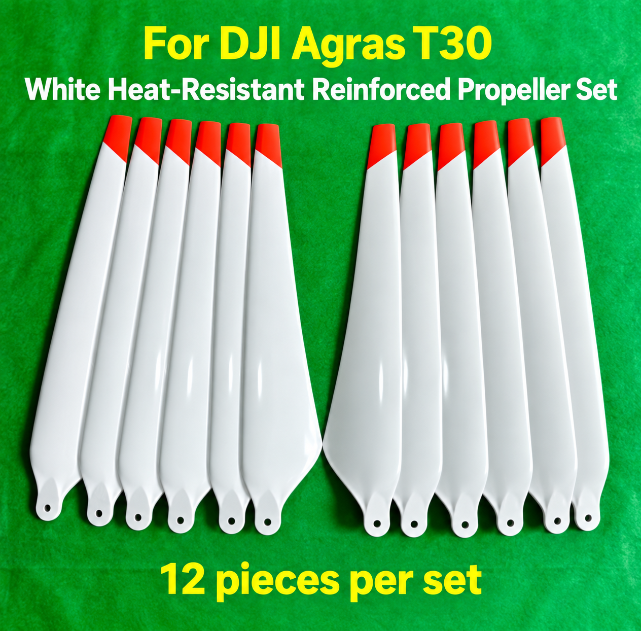 For DJI Agras T30 white heat-resistant reinforced propeller (HNV-WH-0263)
