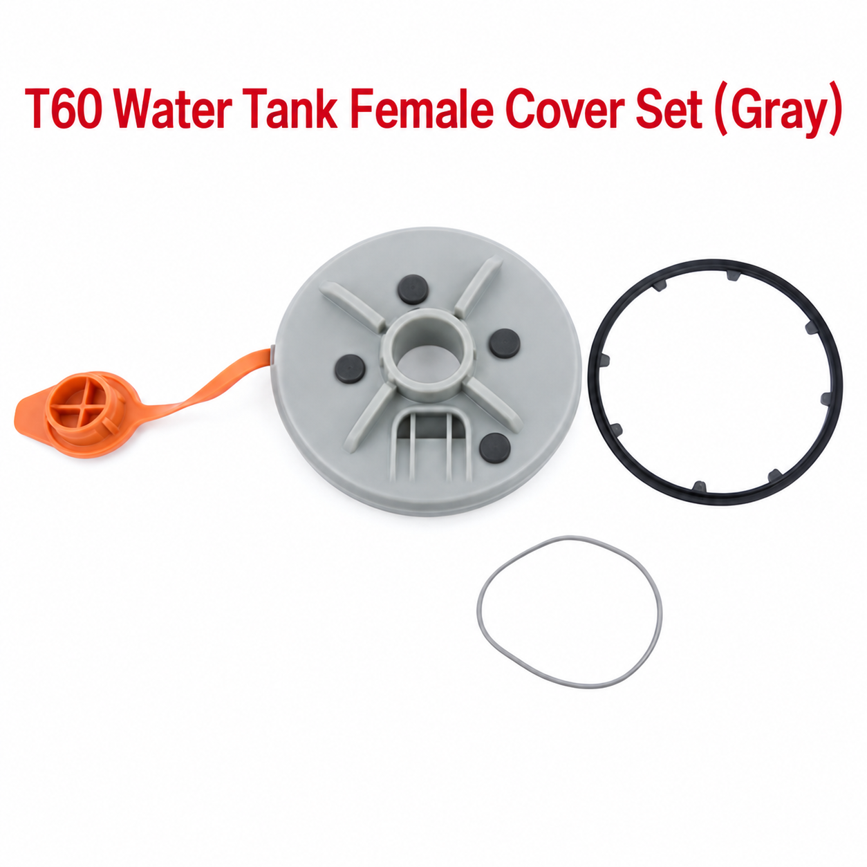 For DJI Agras T60 water tank female cover gray orange set (HNV-WH-0290)