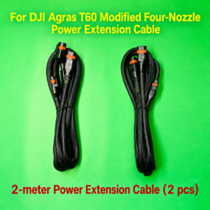 For DJI Agras T60 modified four-nozzle power extension cable 2 meters