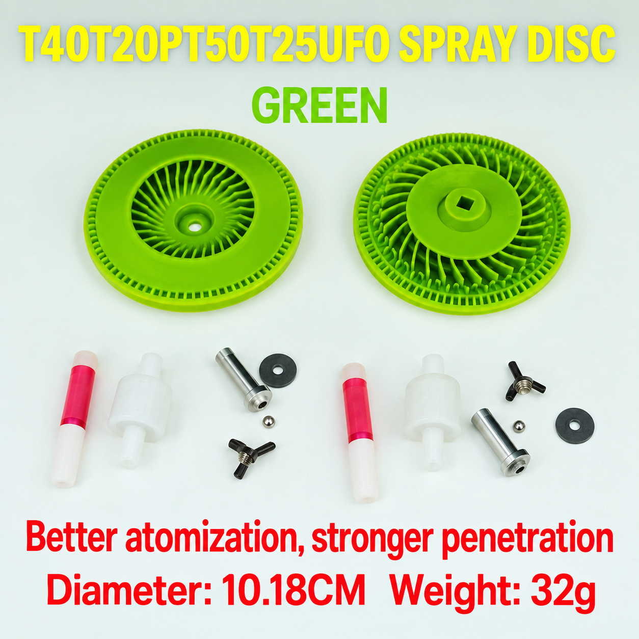 T40T20PT50T25UFO spray disc green (HNV-WH-0349)