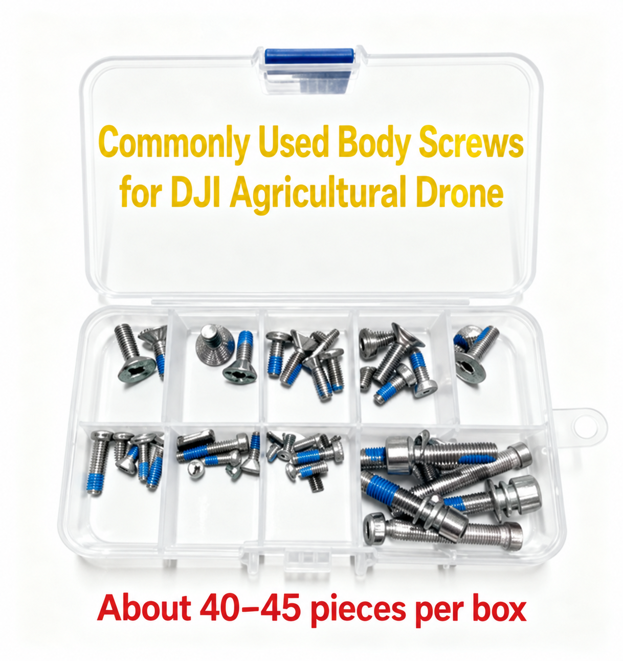 DJI agricultural drone commonly used body screws are about 40-45 pieces per box (HNV-WH-0382)