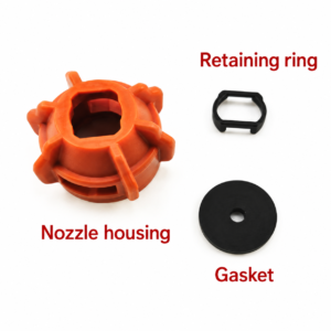 Pressure nozzle housing, gasket, retaining ring (HNV-WH-0393)